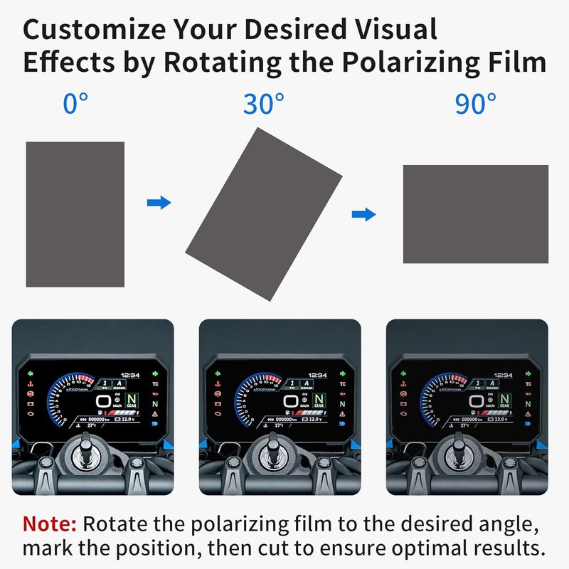 Selens 2 PCS Linear Polarizing Film,15.8x11.9in Adhesive Polarized Film Suitable for LCD Screen Repairing/Physics Teaching/Photography - Image 4